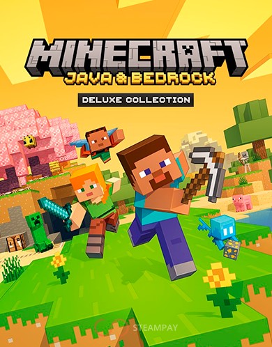 Купить Minecraft Java & Bedrock Edition Deluxe Collection