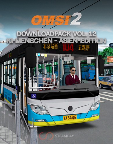 Купить OMSI 2 Add-on Downloadpack Vol. 12 –  AI People - Asia Edition