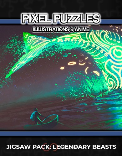 Купить Pixel Puzzles Illustrations & Anime - Jigsaw Pack: Legendary Beasts