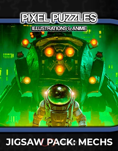 Купить Pixel Puzzles Illustrations & Anime - Jigsaw Pack: Mechs