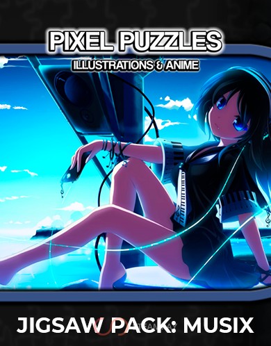 Купить Pixel Puzzles Illustrations & Anime - Jigsaw Pack: Musix