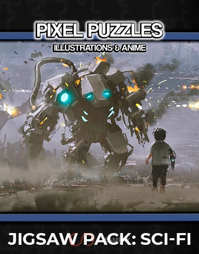 Купить Pixel Puzzles Illustrations & Anime - Jigsaw Pack: Sci-Fi