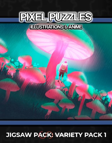 Купить Pixel Puzzles Illustrations & Anime - Jigsaw Pack: Variety Pack 1