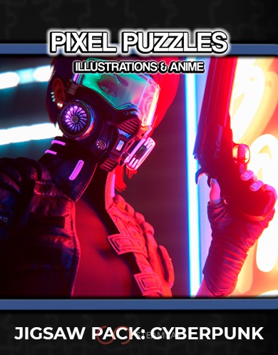 Купить Pixel Puzzles Illustrations & Anime - Jigsaw Pack: Cyberpunk